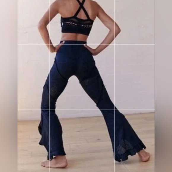 FP Movement by Free People Pants - FP Movement Now You See Me Flares/Black